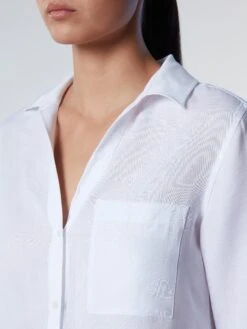 Linen And Tencel Blouse -North Sails Apparel hi res 066623 0101 det2
