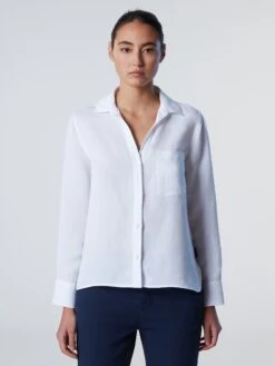 Linen And Tencel Blouse