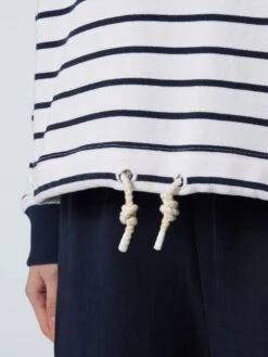 Striped Drawstring Sweatshirt -North Sails Apparel hi res 093674 C001 det2