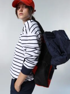 Striped Drawstring Sweatshirt -North Sails Apparel hi res 093674 C001 det3