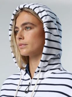 Striped Drawstring Hoodie -North Sails Apparel hi res 093679 C001 det2