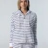 Striped Drawstring Hoodie