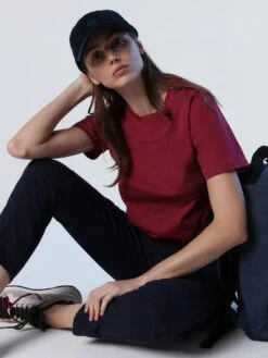 T-shirt With Printed Lettering -North Sails Apparel hi res 094150 0244 msfront2