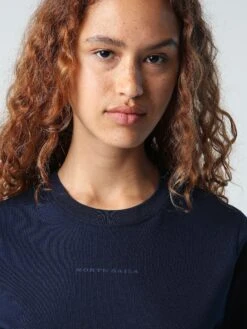 T-shirt With Printed Lettering -North Sails Apparel hi res 094150 0802 det2