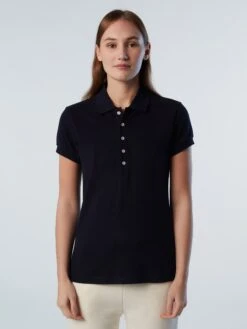 Polo Shirt With Long Placket -North Sails Apparel hi res 094164 0802 msfront1