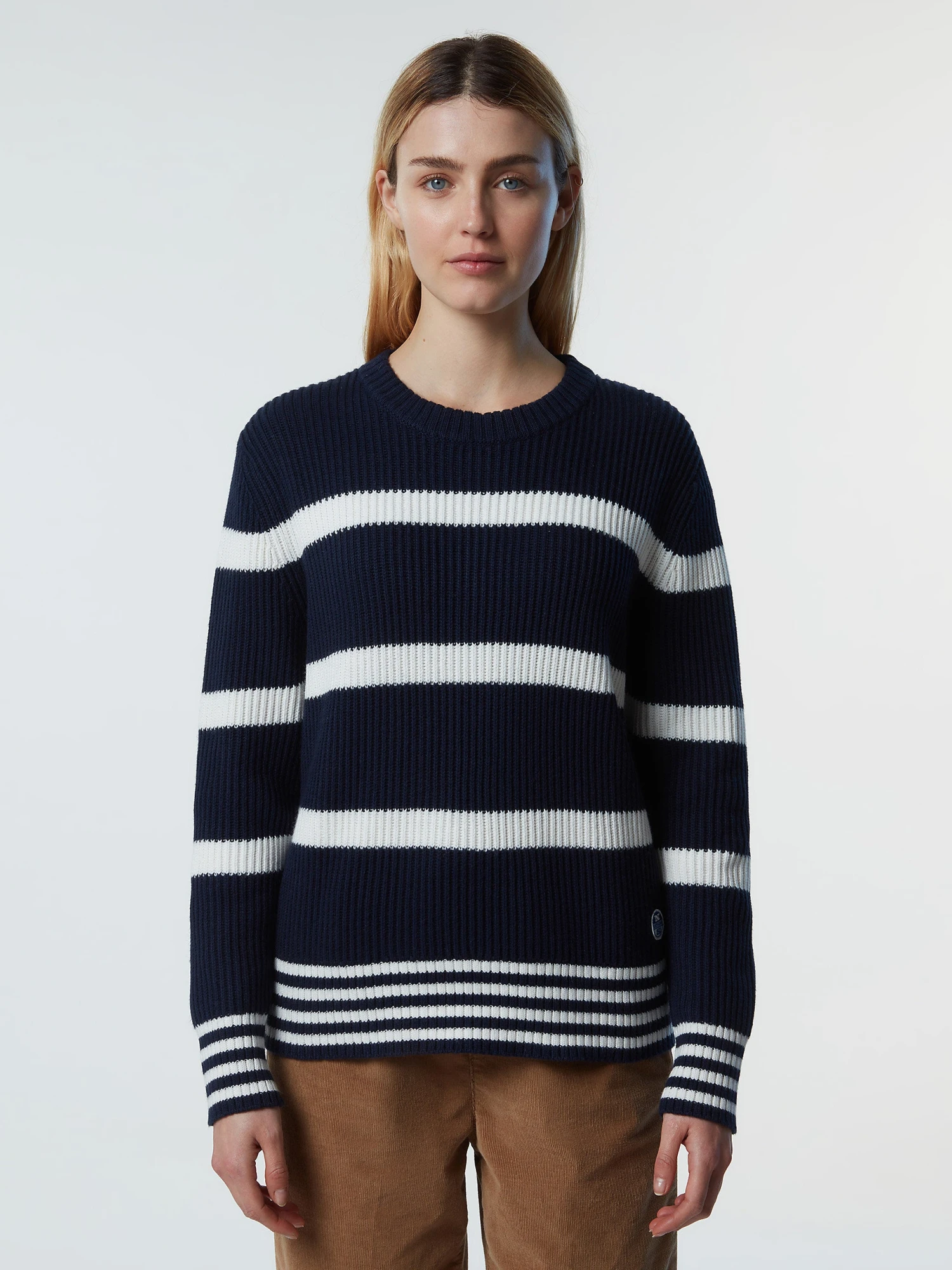 Striped Crew-neck Sweater 3 Striped Crew-neck Sweater