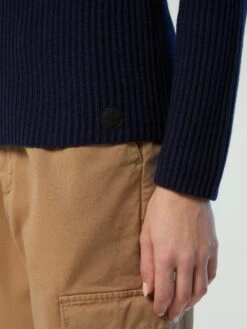 Ribbed Turtleneck Sweater 20 Ribbed Turtleneck Sweater -North Sails Apparel hi res 095462 0802 det2