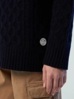 Long Aran Sweater -North Sails Apparel hi res 095463 0802 det2