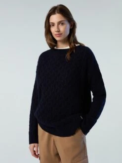 Long Aran Sweater -North Sails Apparel hi res 095463 0802 msfront2