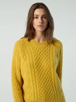 Mock-neck Aran Sweater -North Sails Apparel hi res 095464 0602 msfront2