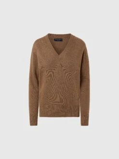 Eco Cashmere V-neck Sweater -North Sails Apparel hi res 095468 0135 psfront1