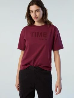 T-shirt With Slogan Prints -North Sails Apparel hi res 096607 0289 msfront2