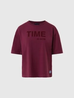 T-shirt With Slogan Prints -North Sails Apparel hi res 096607 0289 psfront1