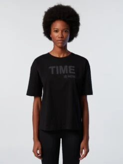 T-shirt With Slogan Prints -North Sails Apparel hi res 096607 0999 msfront1