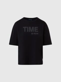 T-shirt With Slogan Prints -North Sails Apparel hi res 096607 0999 psfront1