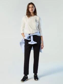 Long-sleeved T-shirt With Slogan Prints -North Sails Apparel hi res 096608 0105 det1