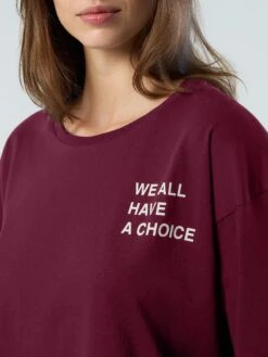 Long-sleeved T-shirt With Slogan Prints -North Sails Apparel hi res 096608 0289 det2