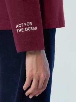 Long-sleeved T-shirt With Slogan Prints -North Sails Apparel hi res 096608 0289 det4