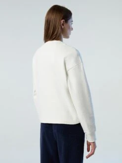 Mock-neck Slogan Sweatshirt -North Sails Apparel hi res 096617 0105 msback1