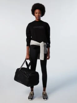 Mock-neck Slogan Sweatshirt -North Sails Apparel hi res 096617 0999 det1