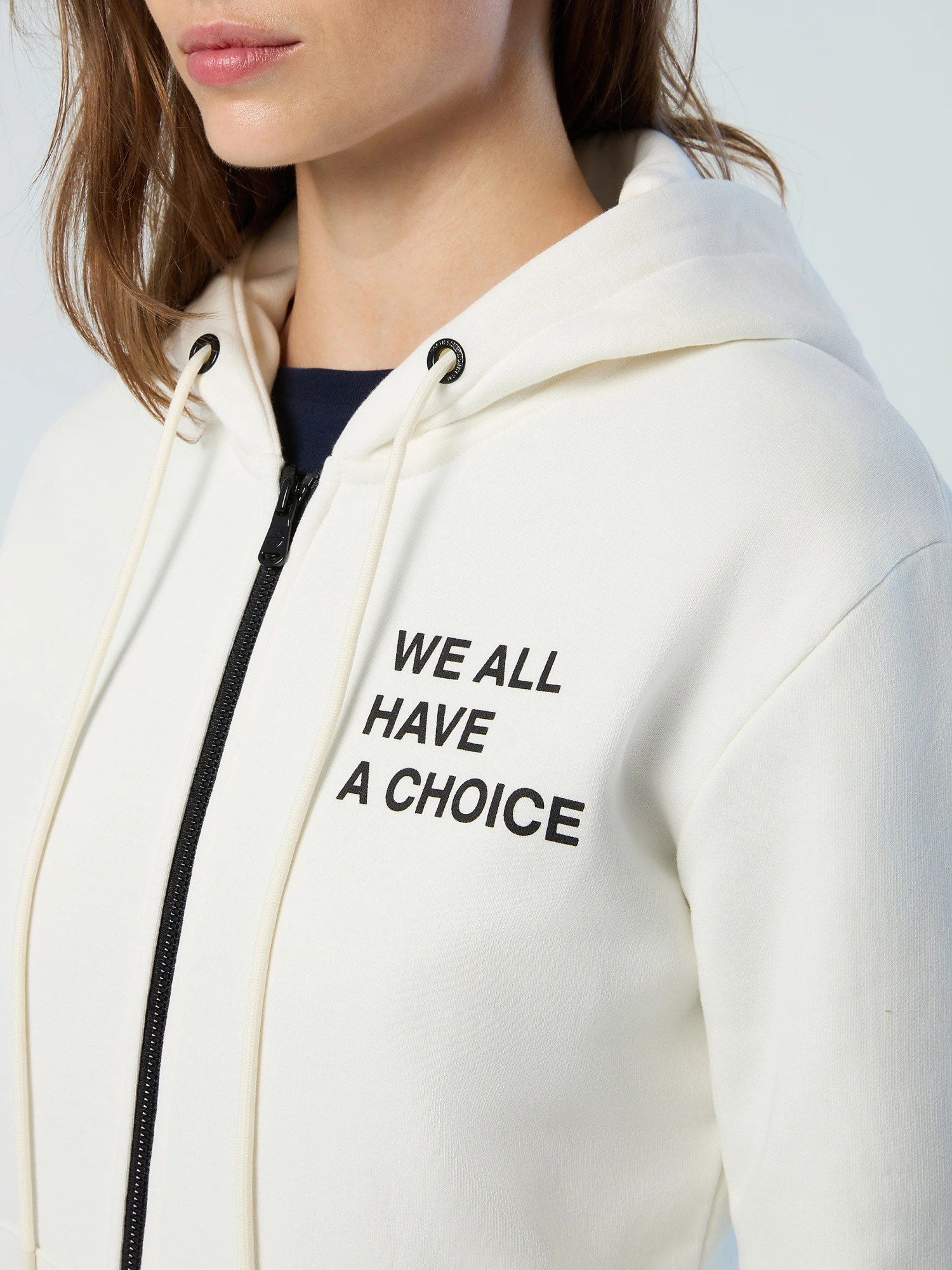Slogan Zipper-up Hoodie 8 Slogan Zipper-up Hoodie - Image 6