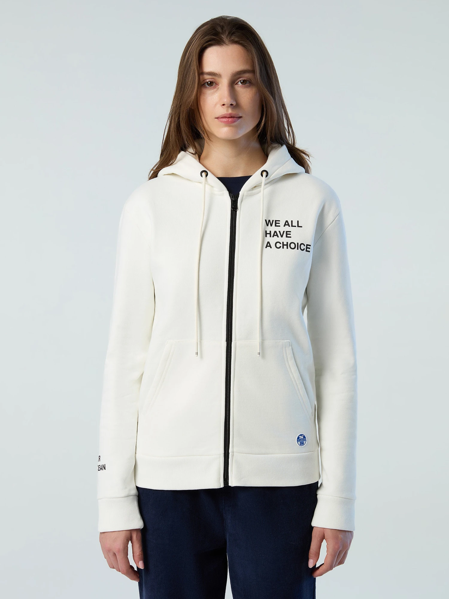 Slogan Zipper-up Hoodie 3 Slogan Zipper-up Hoodie