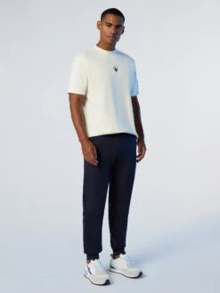 T-shirt With Speeding Trident Print -North Sails Apparel hi res 453015 0106 det1