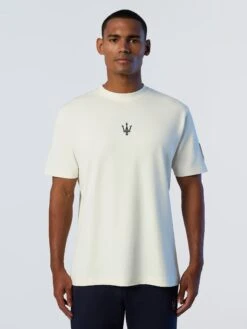 T-shirt With Speeding Trident Print