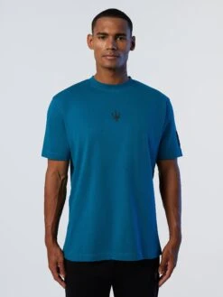 T-shirt With Speeding Trident Print -North Sails Apparel hi res 453015 0459 msfront1