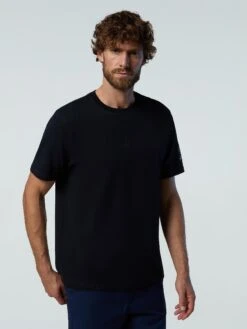 T-shirt With Speeding Trident Print -North Sails Apparel hi res 453015 0999 msfront2