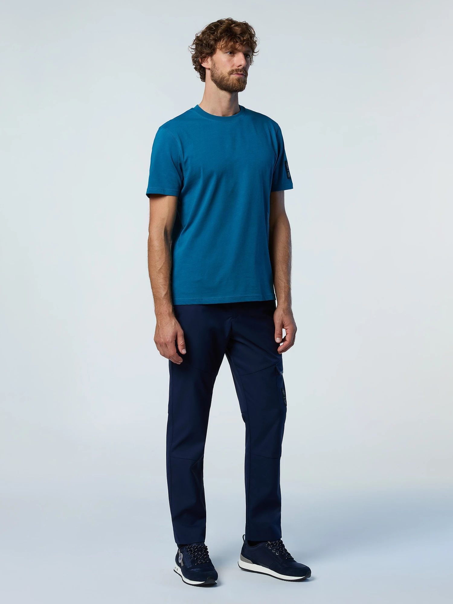 T-shirt With Half Trident Print 7 T-shirt With Half Trident Print - Image 5