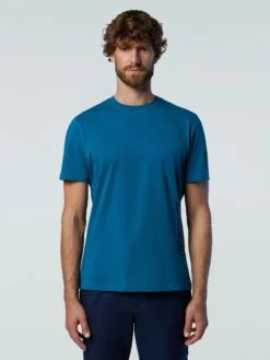 T-shirt With Half Trident Print