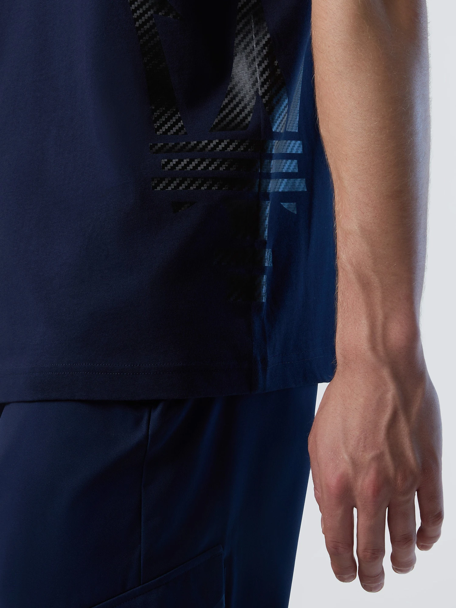 T-shirt With Half Trident Print 18 T-shirt With Half Trident Print - Image 16