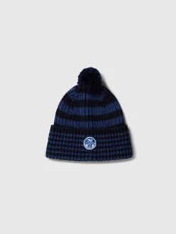 Beanie Stripe Pom Pom -North Sails Apparel hi res 620122 C003 psfront1