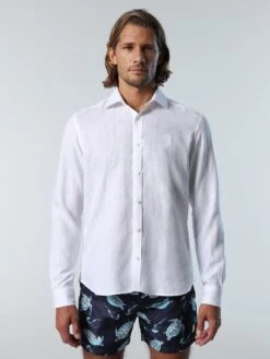 Linen Shirt -North Sails Apparel hi res 664114 0101 msfront1