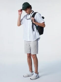 Short-sleeve Linen Shirt -North Sails Apparel hi res 664115 0101 det1