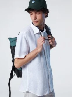Short-sleeve Linen Shirt -North Sails Apparel hi res 664115 0101 msfront2