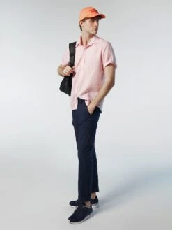 Short-sleeve Linen Shirt -North Sails Apparel hi res 664115 0166 det1