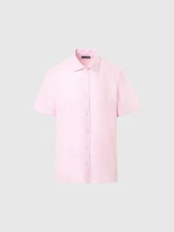 Short-sleeve Linen Shirt -North Sails Apparel hi res 664115 0166 psfront1