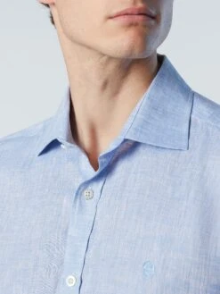 Short-sleeve Linen Shirt -North Sails Apparel hi res 664115 0757 det2