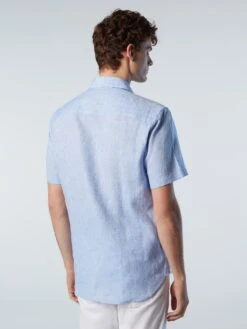 Short-sleeve Linen Shirt -North Sails Apparel hi res 664115 0757 msback1