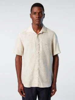 Short-sleeve Linen Shirt -North Sails Apparel hi res 664115 0910 msfront1