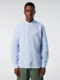 Mandarin Collar Shirt 26 Mandarin Collar Shirt -North Sails Apparel hi res 664116 0757 msfront1