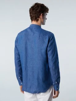 Mandarin Collar Shirt 35 Mandarin Collar Shirt -North Sails Apparel hi res 664116 0787 msback1