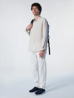 Mandarin Collar Shirt 24 Mandarin Collar Shirt -North Sails Apparel hi res 664116 0910 det1