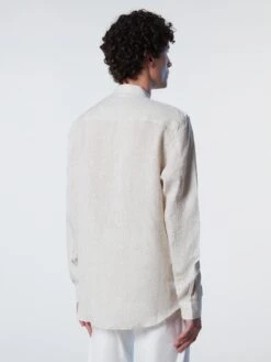 Mandarin Collar Shirt 23 Mandarin Collar Shirt -North Sails Apparel hi res 664116 0910 msback1