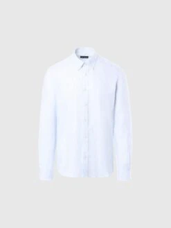 Striped Linen Shirt -North Sails Apparel hi res 664122 C001 psfront1