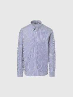 Shirt With Striped Placket -North Sails Apparel hi res 664129 C001 psfront1
