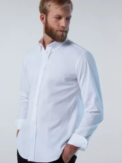 Stretch Poplin Shirt 15 Stretch Poplin Shirt -North Sails Apparel hi res 664255 0101 msfront2