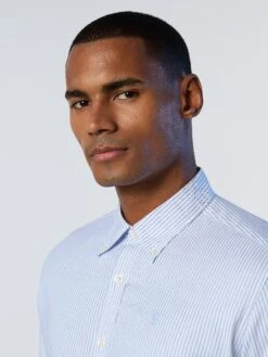 Striped Oxford Shirt -North Sails Apparel hi res 664257 C001 det2